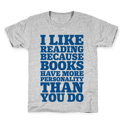 I Like Reading Kids T-Shirt