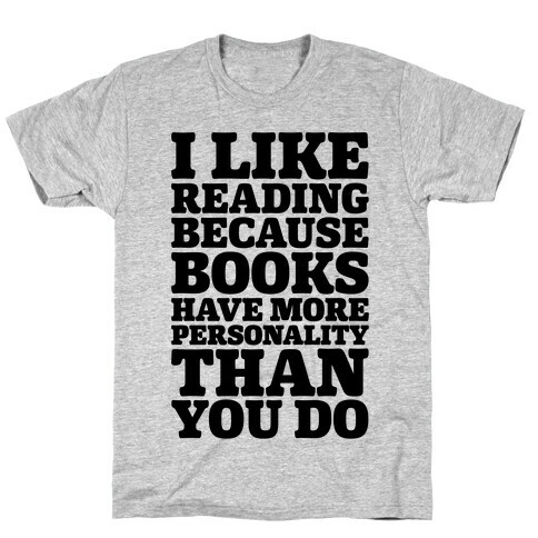 I Like Reading T-Shirt