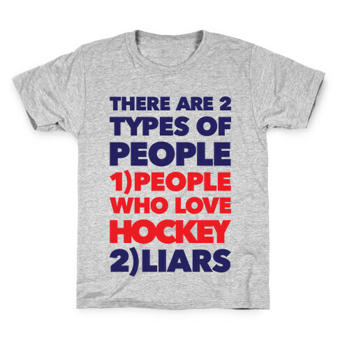 Hockey Lovers And Liars Kids T-Shirt