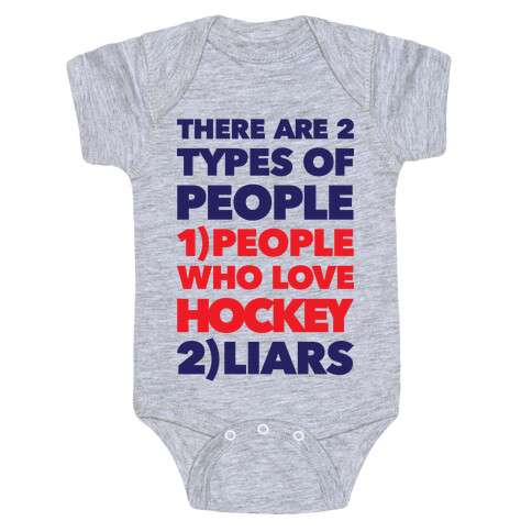 Hockey Lovers And Liars Baby One-Piece