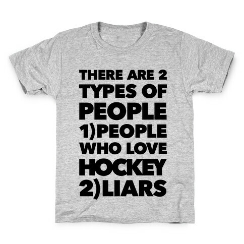 Hockey Lovers And Liars Kids T-Shirt