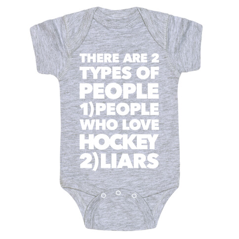 Hockey Lovers And Liars Baby One-Piece