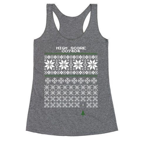 Christmas Invaders Racerback Tank Top