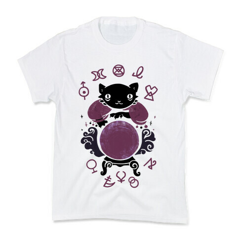 Lucky Tarot Cat #13 Kids T-Shirt