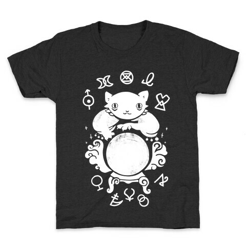 Lucky Tarot Cat #13 Kids T-Shirt