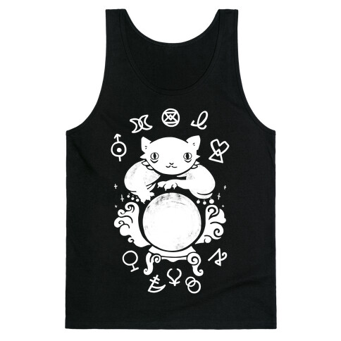 Lucky Tarot Cat #13 Tank Top