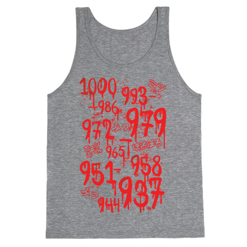 1000 Minus 7 Tank Top