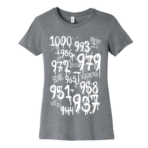 1000 Minus 7 Womens T-Shirt