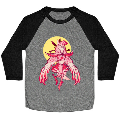 Magical Owl Girl Baseball Tee