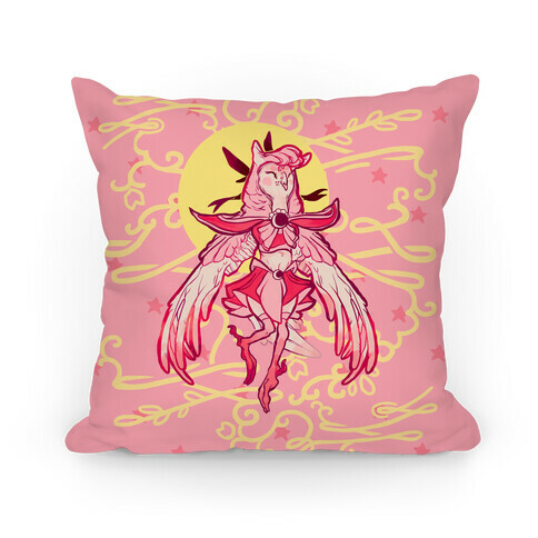 Magical Owl Girl Pillow