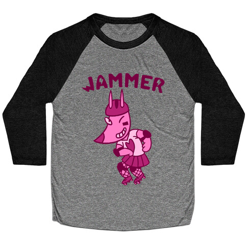 Jammer (Roller Derby) Baseball Tee