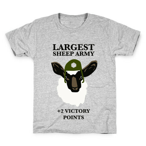 Largest Sheep Army Kids T-Shirt