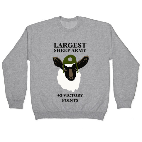 Largest Sheep Army Pullover