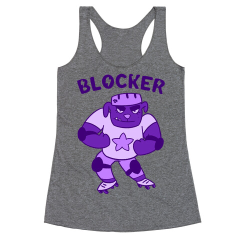 Blocker (Roller Derby) Racerback Tank Top