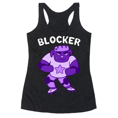 Blocker (Roller Derby) Racerback Tank Top