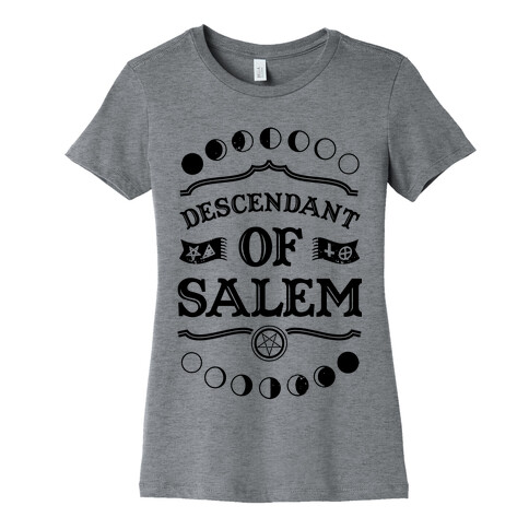 Descendant of Salem Womens T-Shirt