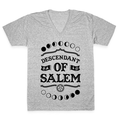 Descendant of Salem V-Neck Tee Shirt