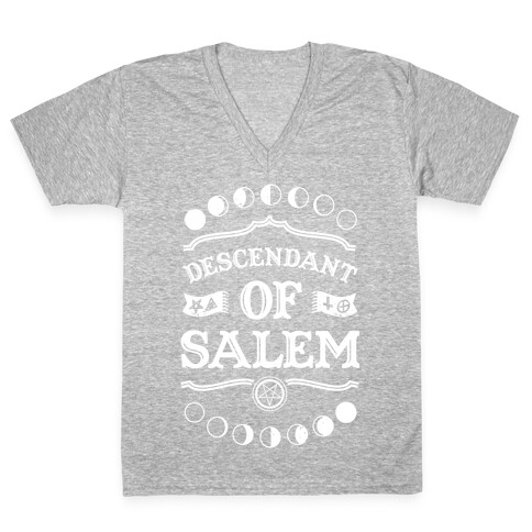 Descendant of Salem V-Neck Tee Shirt