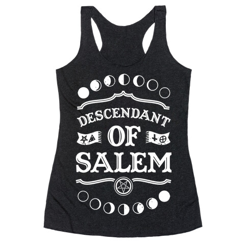 Descendant of Salem Racerback Tank Top