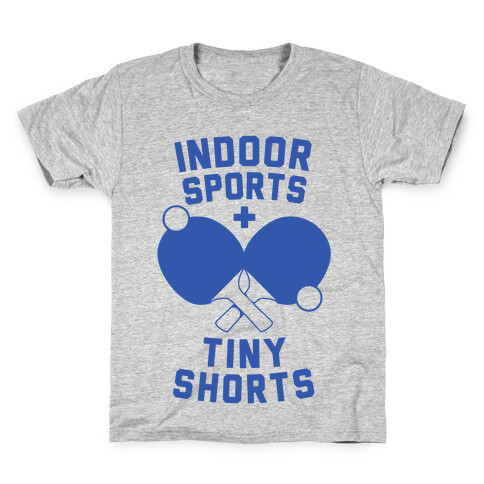 Indoor Sports + Tiny Shorts Kids T-Shirt
