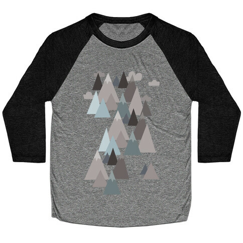 Winter Mountains Baseball Tee