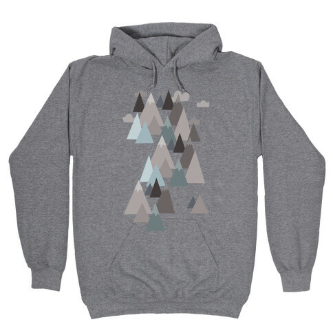 Winter Mountains Hooded Sweatshirt