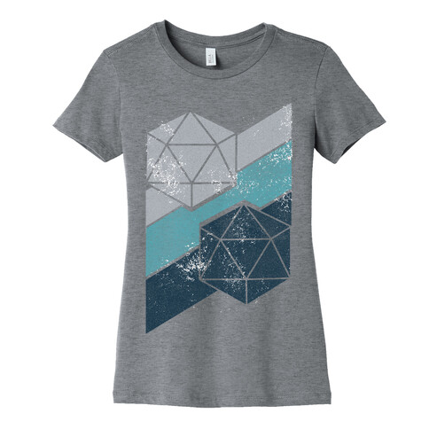 Winter Icosahedron Womens T-Shirt
