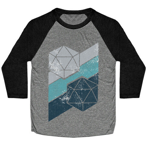 Winter Icosahedron Baseball Tee