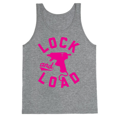 Lock And Load Glue Gun Tank Top