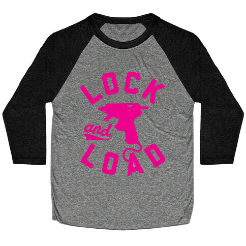 Lock And Load Glue Gun Baseball Tee