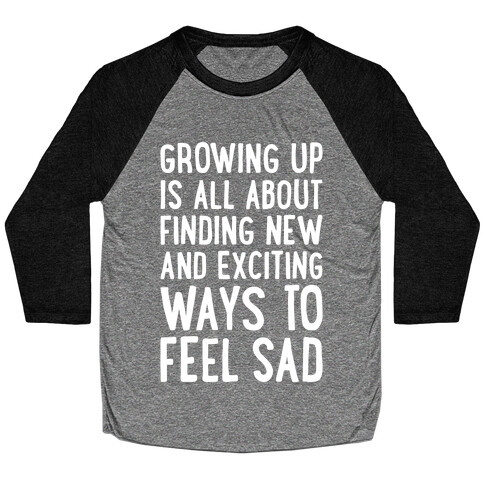 Growing Up Baseball Tee