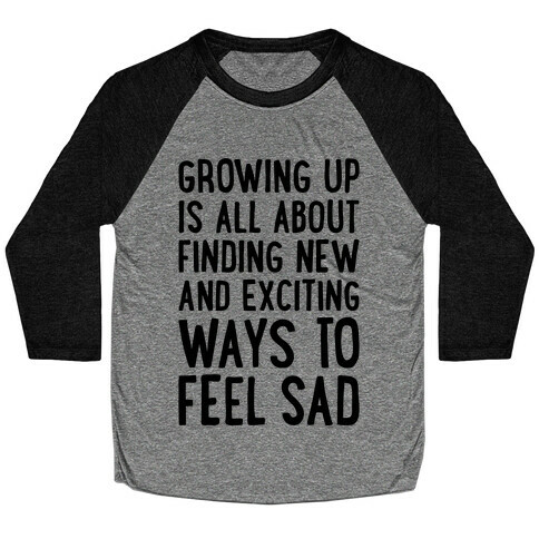 Growing Up Baseball Tee