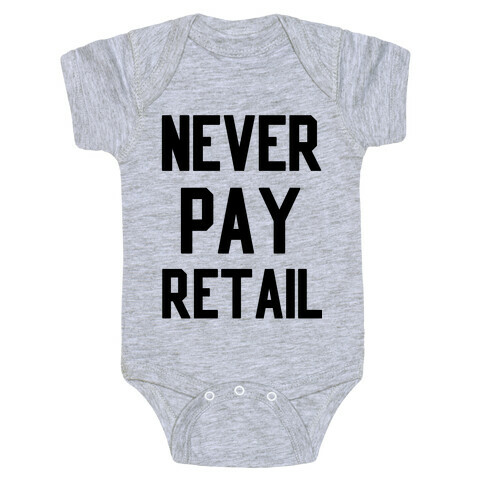 Never Pay Retail Baby One-Piece