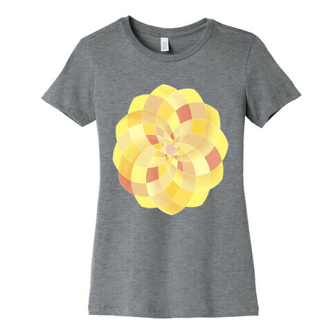 Geometric Summer Blossom Womens T-Shirt