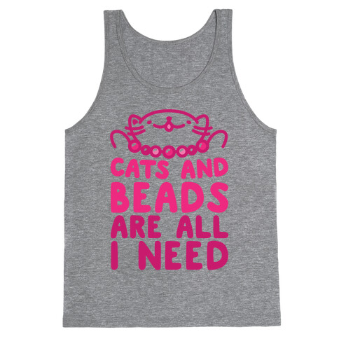 Cats and Beads Tank Top