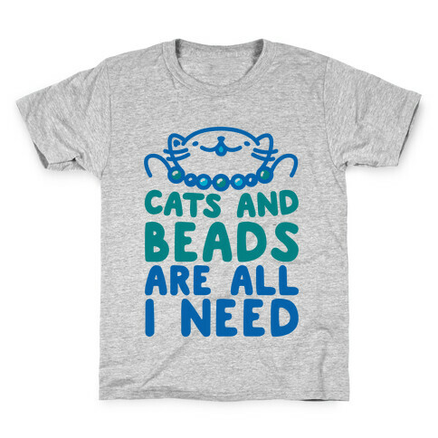 Cats and Beads Kids T-Shirt