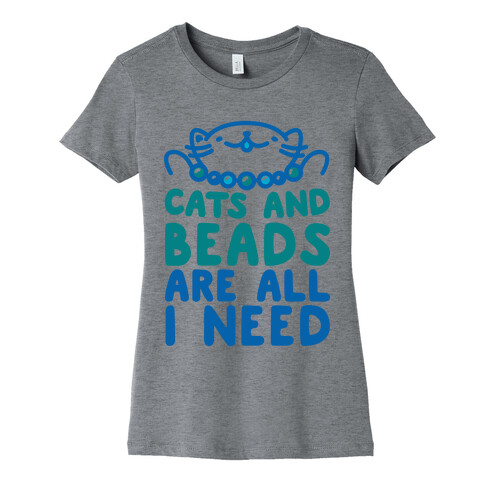 Cats and Beads Womens T-Shirt