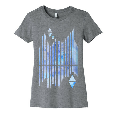 Abstract Winter Crystals Womens T-Shirt