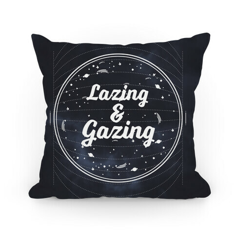 Lazing and Stargazing Pillow