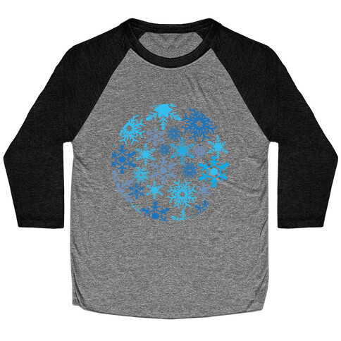 Snowflake Sphere Baseball Tee