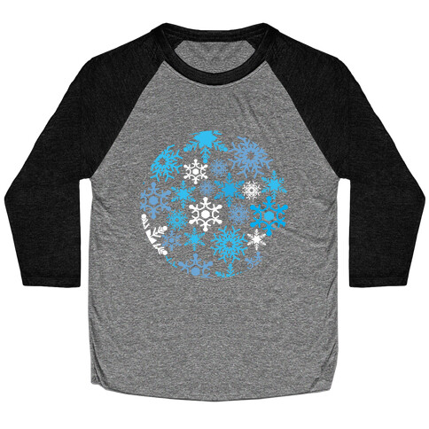 Snowflake Sphere Baseball Tee