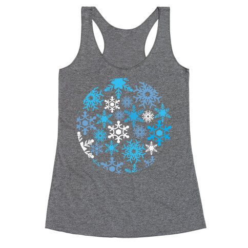 Snowflake Sphere Racerback Tank Top