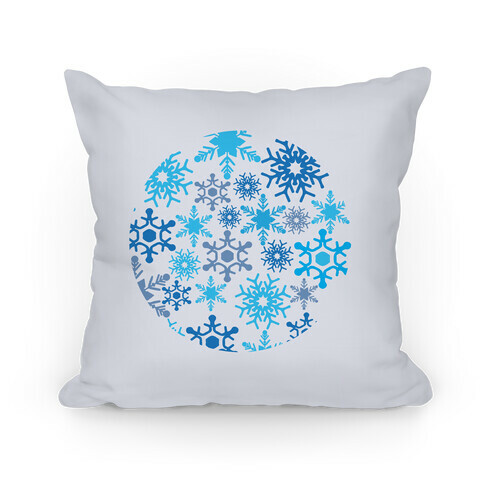 Snowflake Sphere Pillow