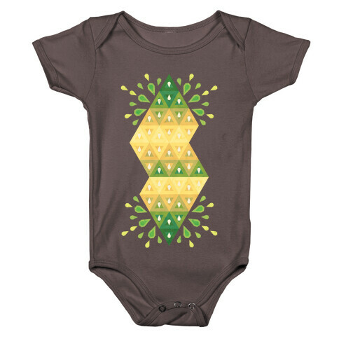Abstract Summer Seed Garden Baby One-Piece