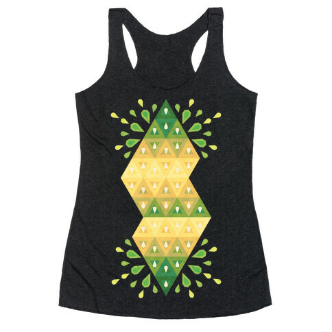 Abstract Summer Seed Garden Racerback Tank Top