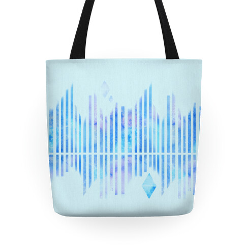 Abstract Winter Crystals Tote
