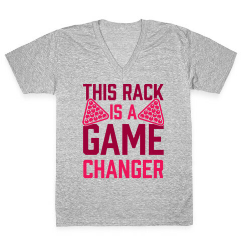 This Rack Is A Game Changer V-Neck Tee Shirt