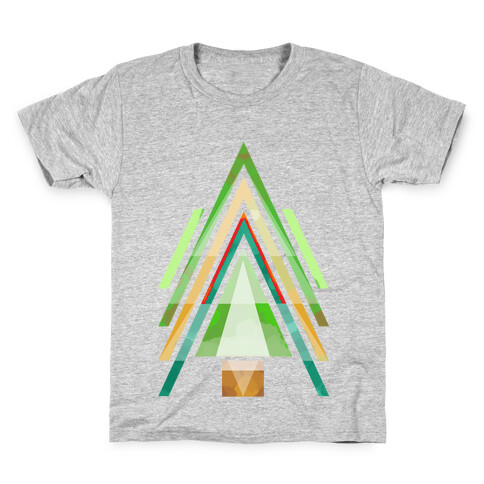 Geometric Summer Tree Kids T-Shirt