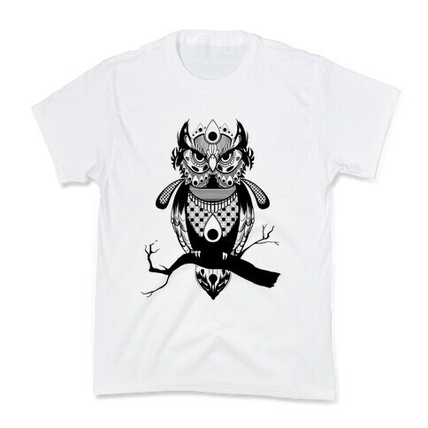 Patterned Owl Kids T-Shirt