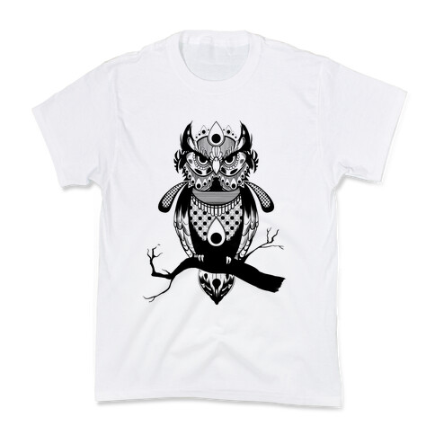 Patterned Owl Kids T-Shirt